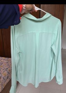 Light Green Button-Up Shirt