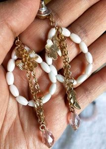 Dangle Flower Drop Earrings