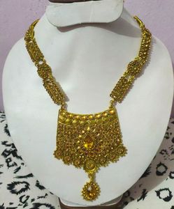 Long Kundan Stone Heavy Necklace