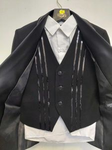 Boy's Black Suit Set