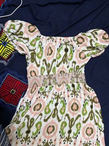 Boho Print Off-Shoulder Summer Dress