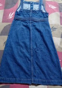 Stylish Denim Pinafore Dress