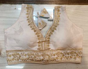Embroidered White Blouse