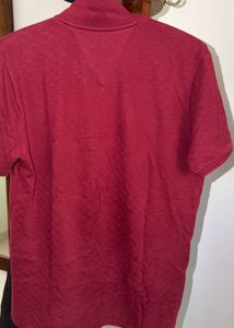 Tommy Hilfiger Men's Red Polo Shirt