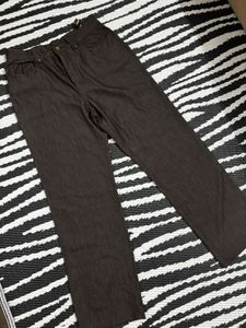Men's Brown Tailored Trousers