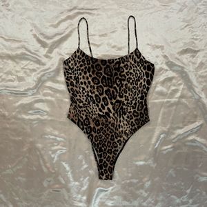 Leopard Print Bodysuit