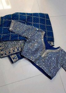 Elegant Teal Lehenga Choli Set