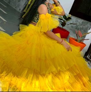 Gorgeous Yellow Lehenga Choli Set