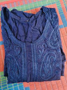 Navy Blue Kurta