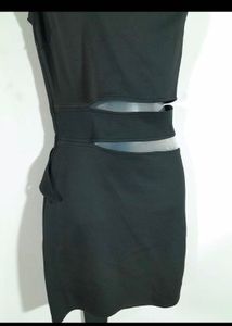 DATE PERFECT Black Chic One-Shoulder Mini Dress