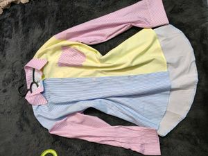 Striped Patchwork Shirt