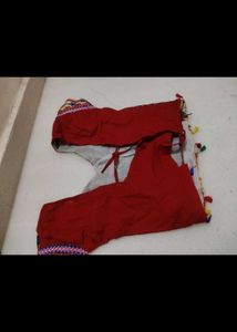 Vibrant Red Embroidered Lehenga Choli