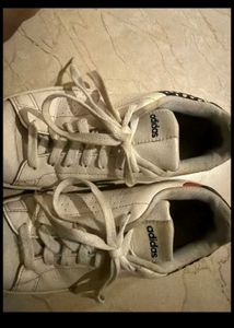 Adidas White Casual Shoes
