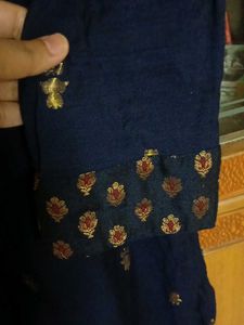 Embroidered Blue Kurta