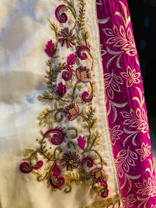 Gown With Embroidery Work Jacket