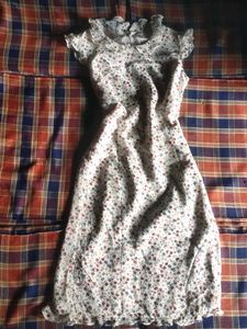 Vintage Floral Mini Dress