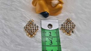 Sparkling Star Drop Earrings
