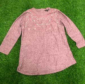 Review Embroidered Beaded Long Sleeve Top