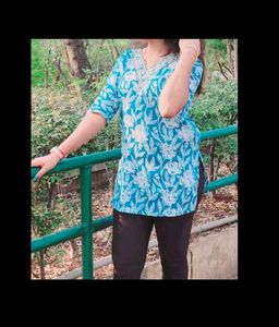 Floral Print Kurtas - Set of 2