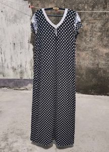 Retro Polka Dot Nightgown