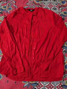 Vibrant Red Ethnic Blouse