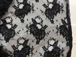 Sheer Black Lace Cami &amp; Skirt Set
