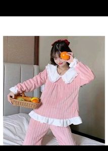 New/Unused Korean Fluffy Woolen Cord Set