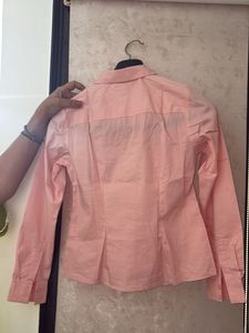 Chic Pink Button-Up Shirt