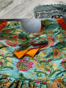 banaras long frock