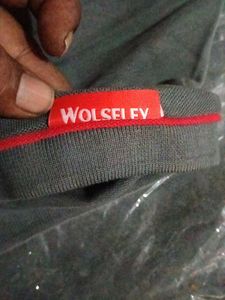 Men's Grey Polo T-Shirt with Red 'W' Logo