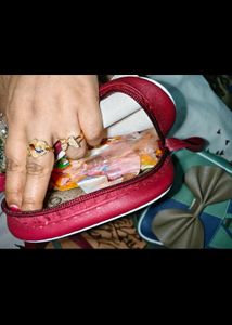 Beautiful Flower Print Hand Bag