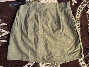 Plaid Mini Skirt