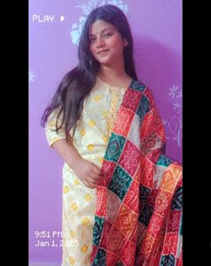 Floral Print Kurta Set with Dupatta