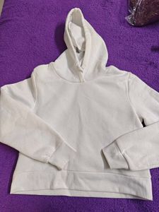 Cute White Hoodie