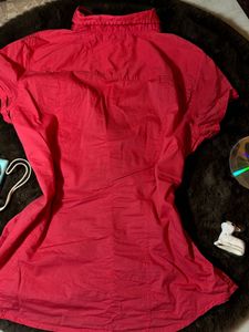 Pinterest Office Core Reddish Pink Shirt