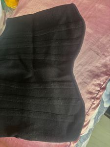 Chic Black Corset Top