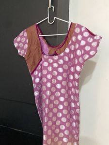 Elegant Polka Dot Kurta