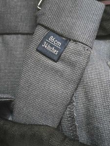 Men's Grey Formal Trousers