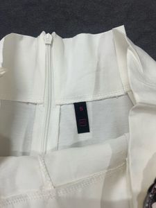 White High-Waisted Button Detail Shorts