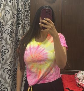 Tie-Dye Cropped T-Shirt