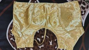 Embellished Golden Blouse