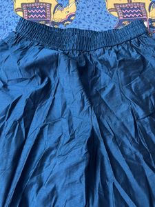 Teal Wide-Leg Palazzo Pants
