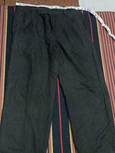 Combo of 2 Men's Casual Pants (Green & Charcoal Gr