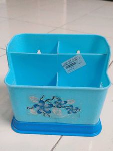 Blue Plastic Organizer