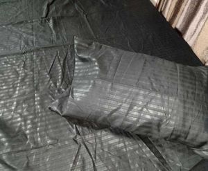 cotton luxurious Black Bedsheet Set