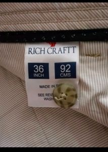 Rich craft pant 36size like new superb quality