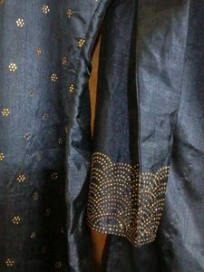 Elegant Navy Blue Kurta Set