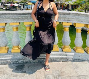 Black Tiered Maxi Dress