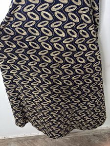 Elegant Cold Shoulder Print Dress