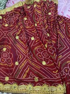 New Bandhini Full Work Saree